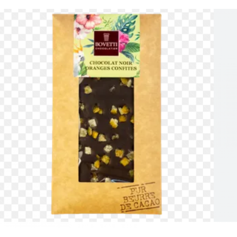 Bovetti Σοκολάτα Υγείας 73 τοις εκατό με Πορτοκάλι 100gr