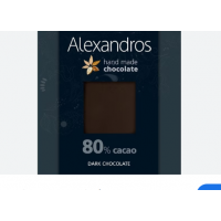 Alexandros 80 τοις εκατό Σοκολάτα Υγείας 90gr