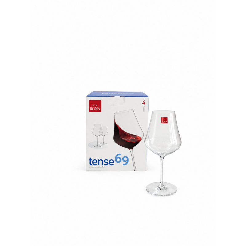 Σετ 4 Ποτηριών Κόκκινων Κρασιών  695ml-Tense 69
