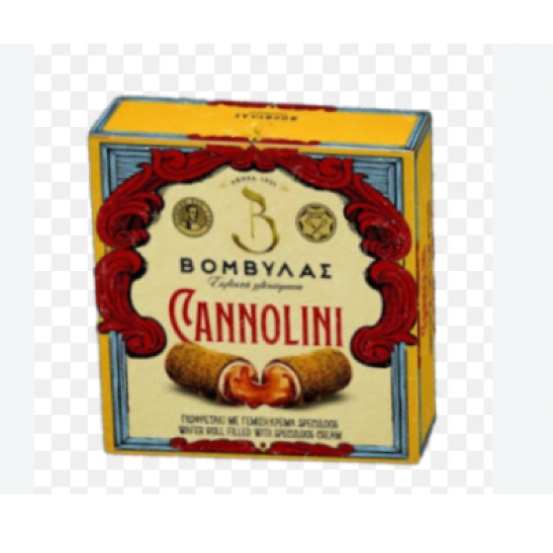 Βομβύλας Cannolini Με Γέμιση Κρέμα Speculoos 170gr